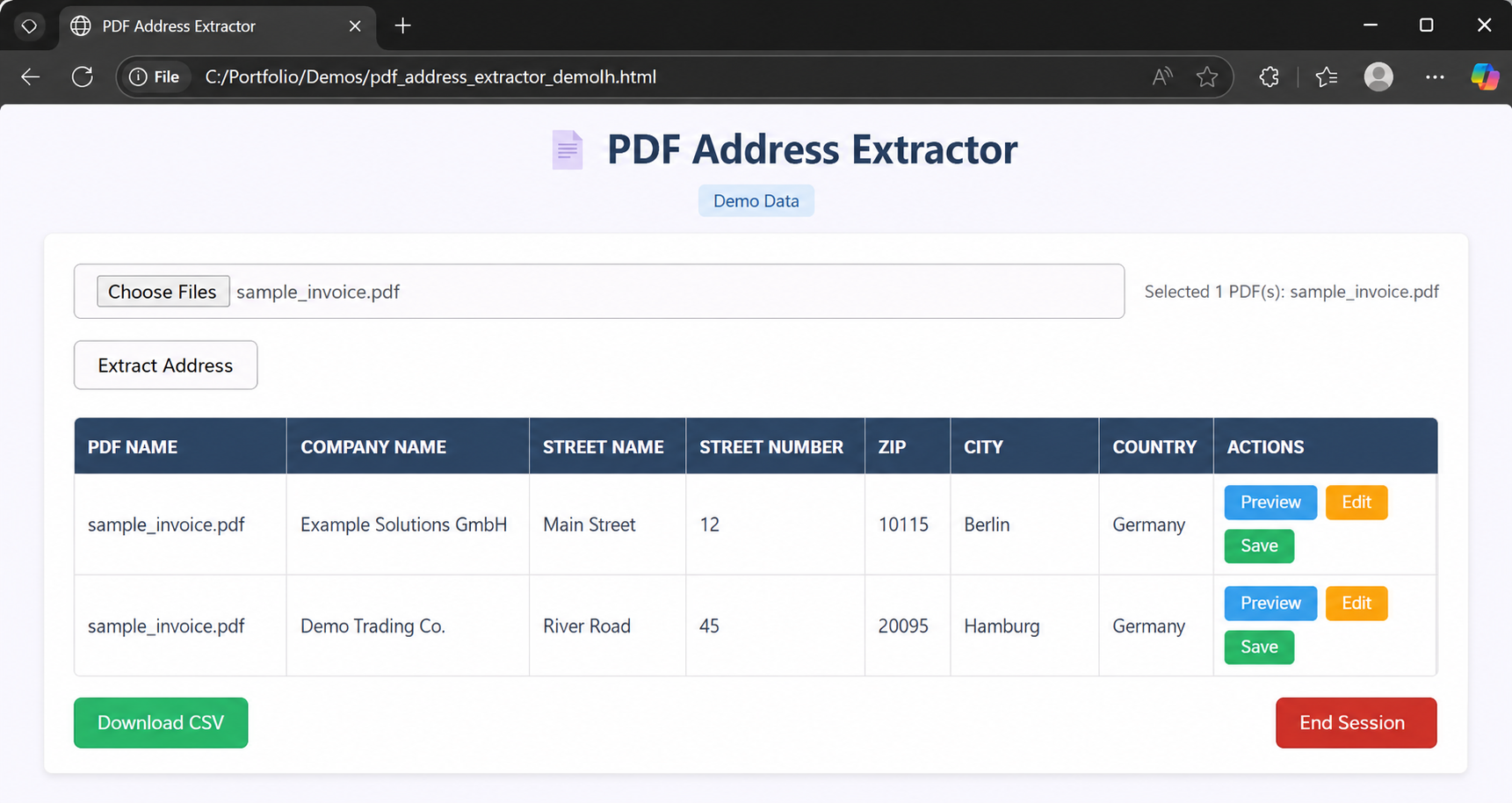 Document AI Agent with OCR + LLM screenshot